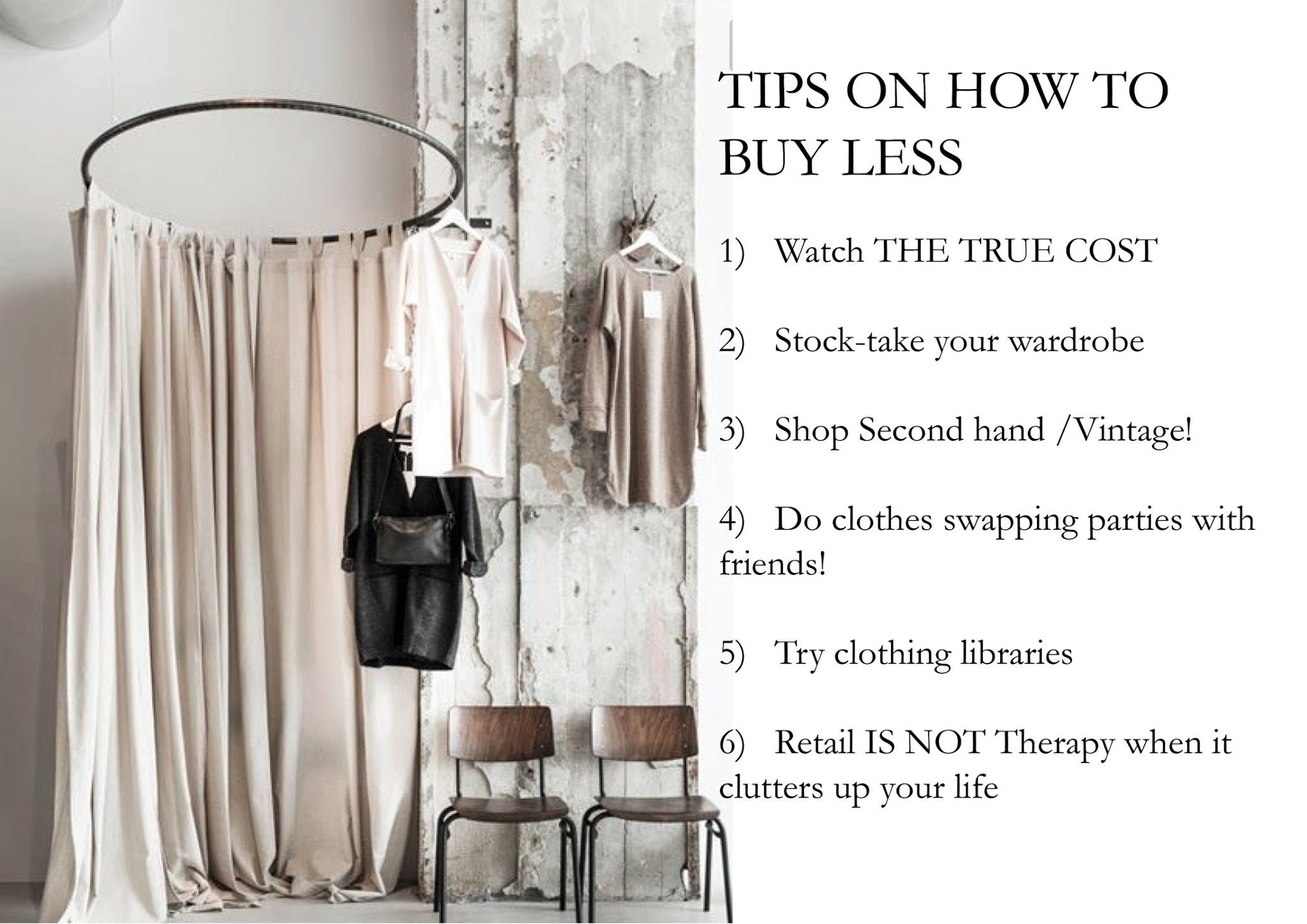 how to buy less
